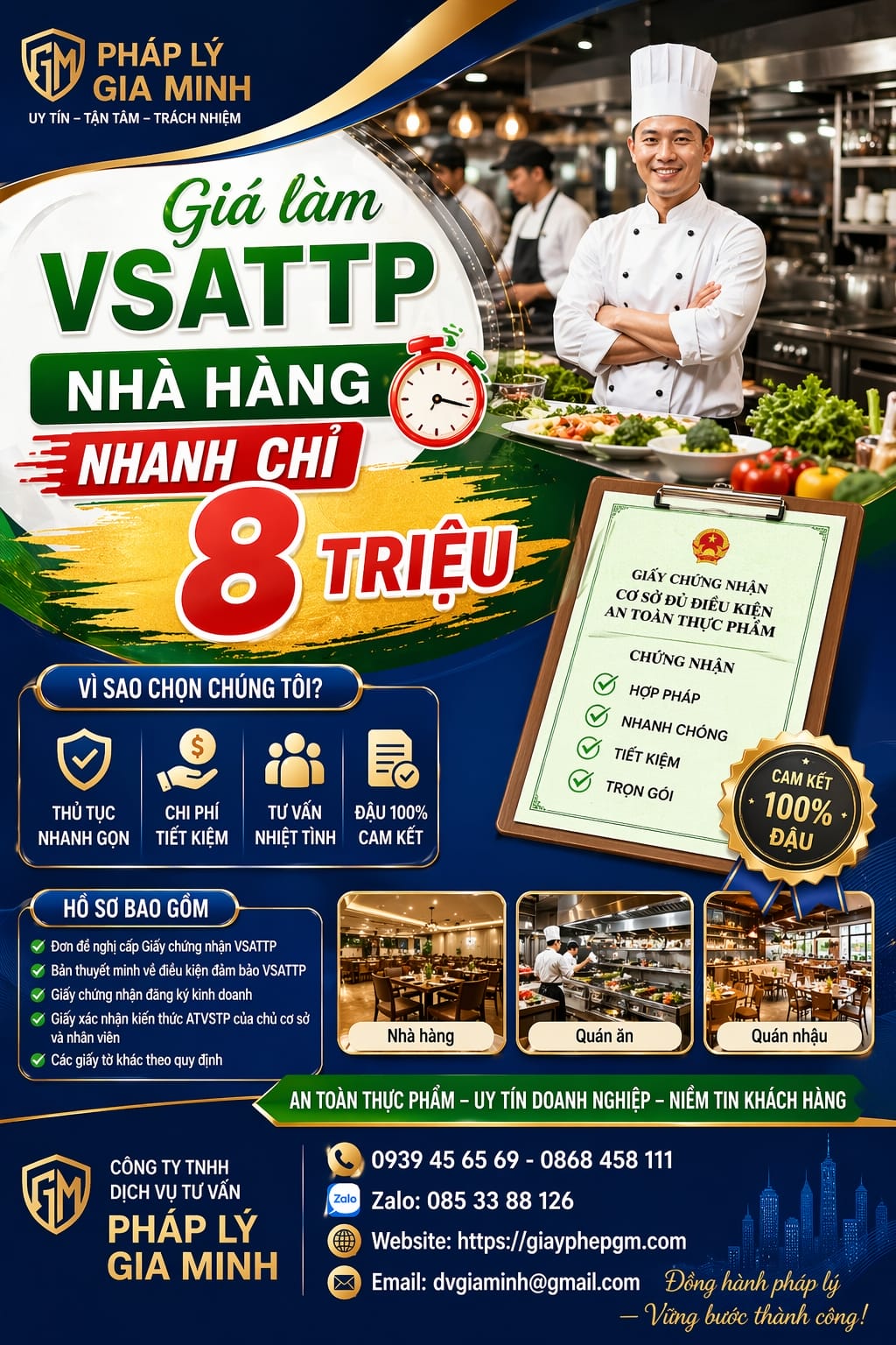 Điều kiện đảm bảo an toàn thực phẩm trong kinh doanh nhà hàng
