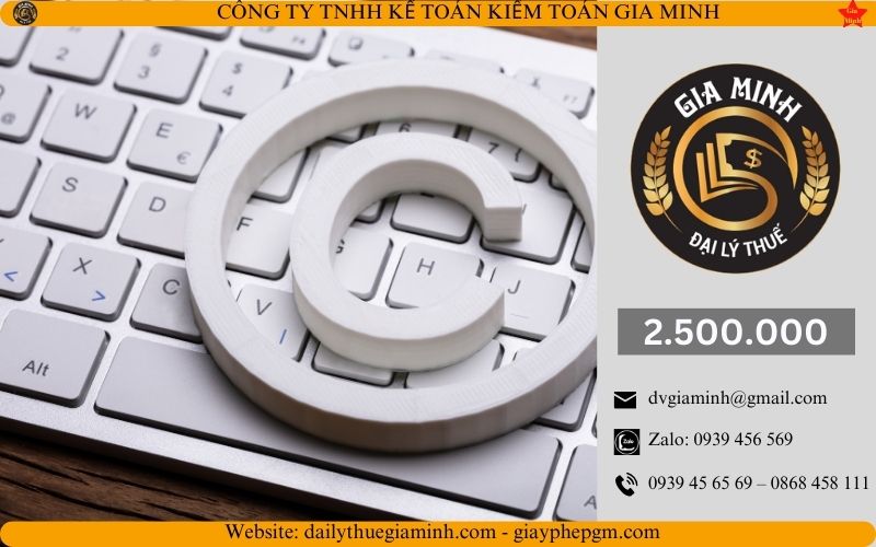 Đăng ký bảo hộ quyền tác giả tại Cần Thơ 6 Chi phí đăng ký bảo hộ quyền tác giả tại Cần Thơ