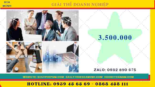 Dịch vụ giải thể doanh nghiệp trọn gói ở Cần Thơ 4 Chi phí dịch vụ giải thể doanh nghiệp trọn gói ở Cần Thơ