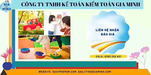 Mở khu vui chơi trẻ em có cần xin giấy phép 6 Chi phí khi làm thủ tục xin giấy phép khu vui chơi trẻ em