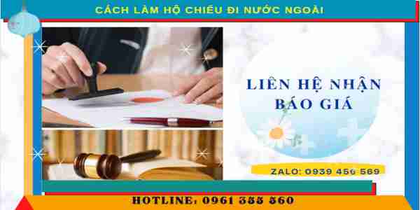 Cách làm hộ chiếu đi nước ngoài 5 Chi phí làm hộ chiếu đi nước ngoài