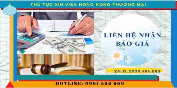 Thủ tục xin visa hong kong thương mại 13 Chi phí thủ tục xin visa Hong Kong thương mại