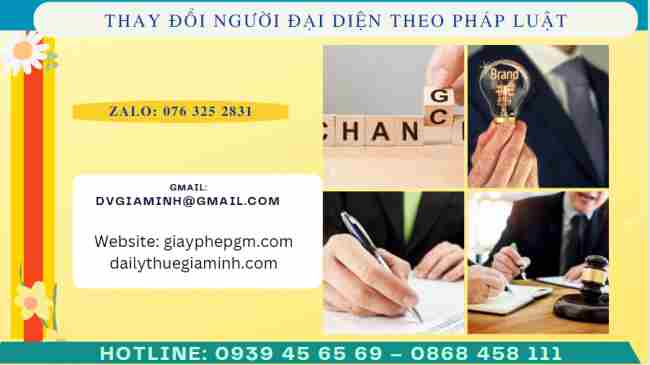 Thay đổi người đại diện pháp luật có phải thông báo với cơ quan thuế ? 8 Thay đổi người đại diện pháp luật có phải thông báo với cơ quan thuế