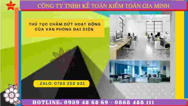 Thủ tục chấm dứt hoạt động của văn phòng đại diện tại Huế 8 Dịch vụ chấm dứt hoạt động của văn phòng đại diện tại Huế