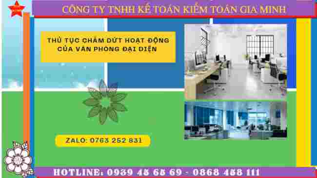 Thủ tục chấm dứt hoạt động của văn phòng đại diện tại Long An 8 Dịch vụ chấm dứt hoạt động của văn phòng đại diện tại Long An
