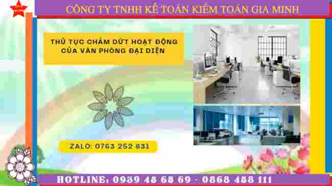 Thủ tục chấm dứt hoạt động của văn phòng đại diện tại Phú Thọ 8 Dịch vụ chấm dứt hoạt động của văn phòng đại diện tại Phú Thọ