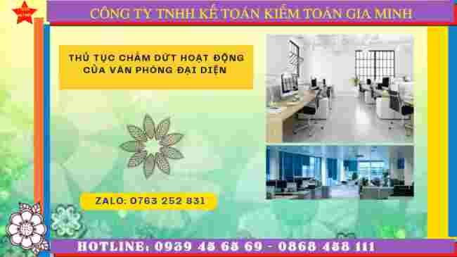 Thủ tục chấm dứt hoạt động của văn phòng đại diện tại Phú Yên 8 Dịch vụ chấm dứt hoạt động của văn phòng đại diện tại Phú Yên
