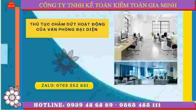 Thủ tục chấm dứt hoạt động của văn phòng đại diện tại TP Hưng Yên 8 Dịch vụ chấm dứt hoạt động của văn phòng đại diện tại TP Hưng Yên