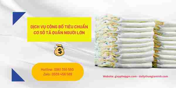 DỊCH VỤ CÔNG BỐ TIÊU CHUẨN CƠ SỞ TÃ QUẦN NGƯỜI LỚN 4 Thực hiện công bố tã người lớn áp dụng với đối tượng nào?