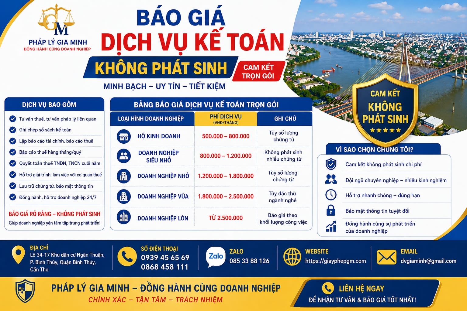 Dịch vụ làm lại sổ sách kế toán tại Cần Thơ uy tín