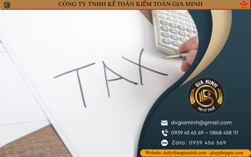 Dịch vụ kế toán thuế trọn gói tại Cà Mau 6 Các công việc của dịch vụ kế toán thuế trọn gói tại Cà Mau