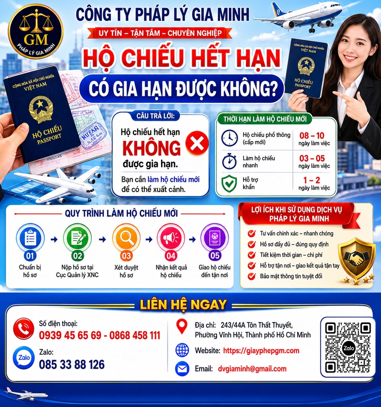 Hộ chiếu hết hạn có gia hạn được không