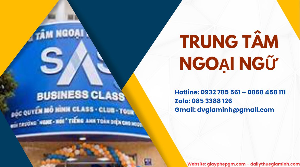 Quyết định thành lập trung tâm ngoại ngữ 4 Quyết định thành lập trung tâm trực thuộc công ty