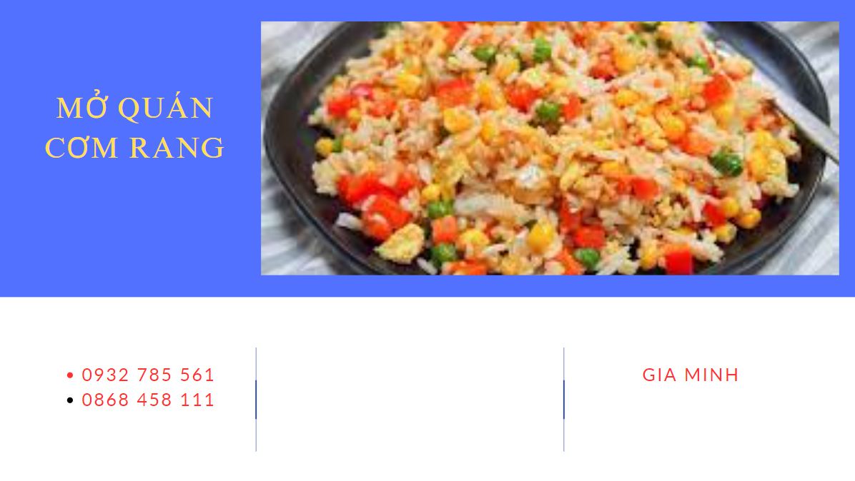 Kinh nghiệm mở quán cơm rang 5 Mở quán cơm nhỏ có phải đăng ký kinh doanh không?