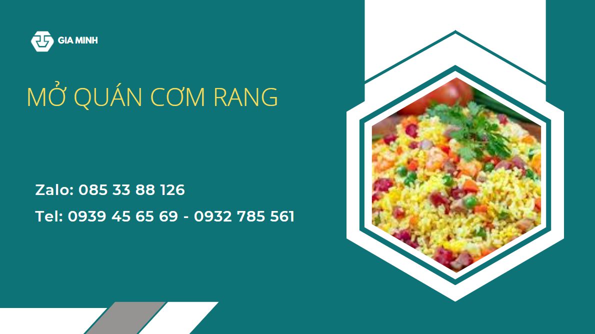 Kinh nghiệm mở quán cơm rang 6 Thủ tục cần có khi mở quán cơm