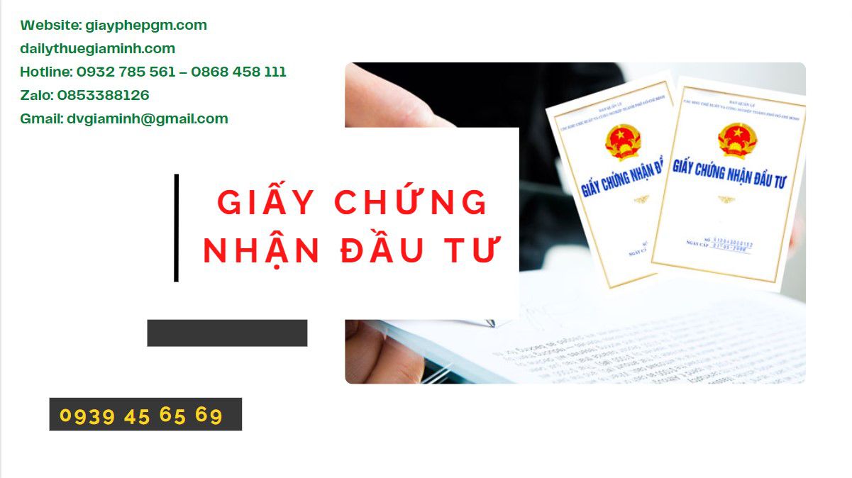 Thủ tục điều chỉnh giấy chứng nhận đầu tư 3 Thủ tục điều chỉnh giấy chứng nhận đầu tư