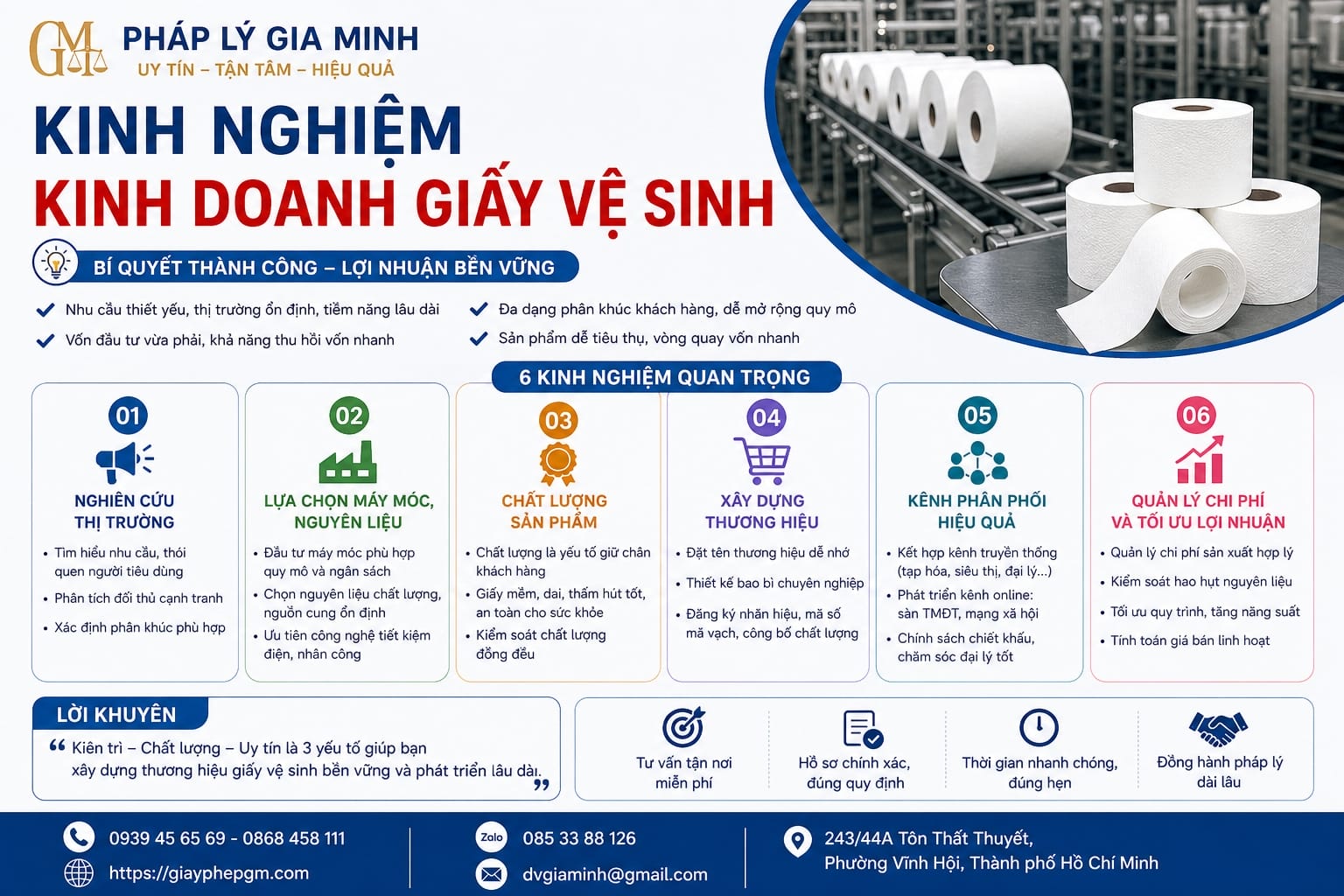 Kinh nghiệm kinh doanh giấy vệ sinh