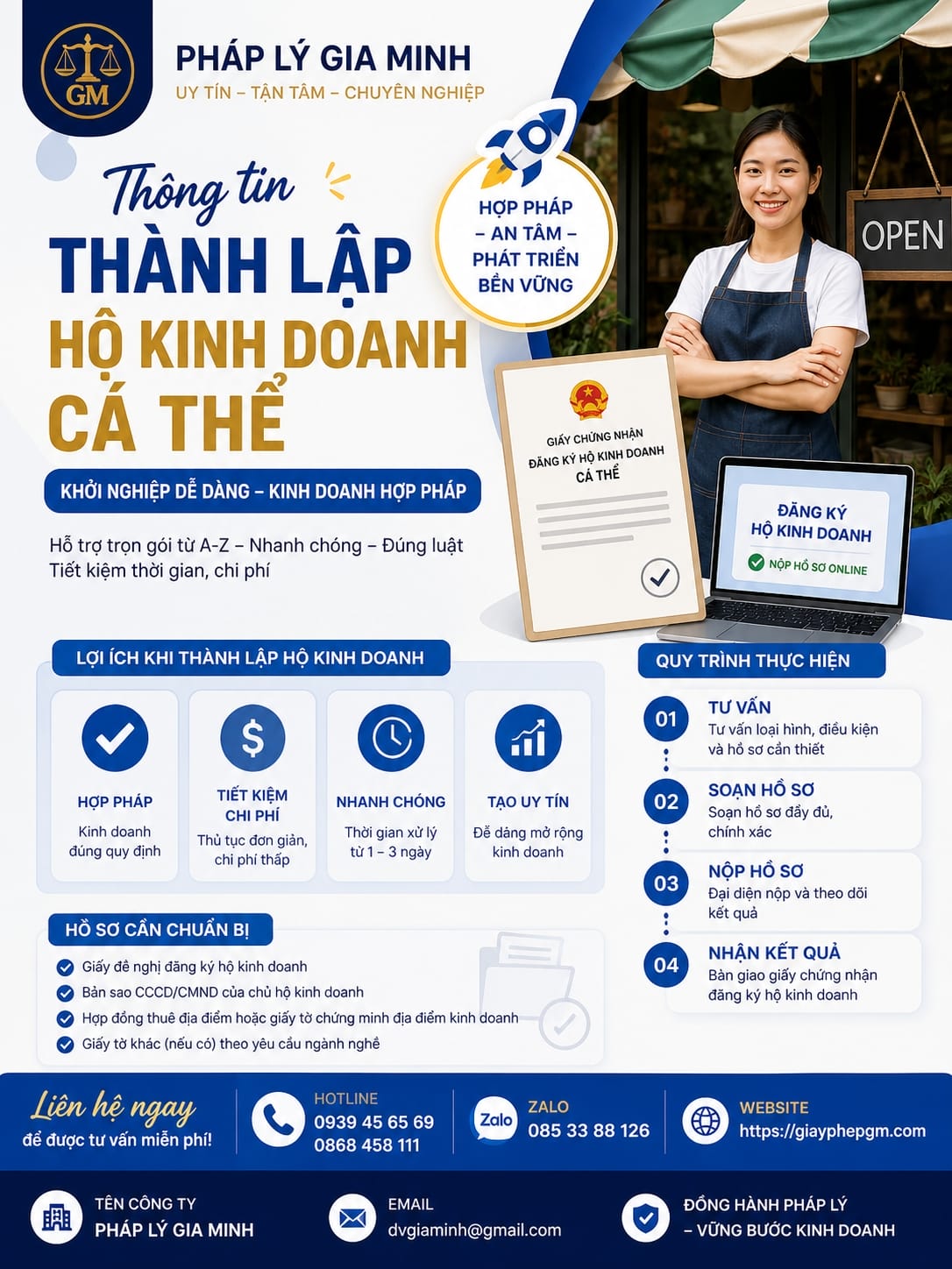 Thông tin thành lập hộ kinh doanh cá thể