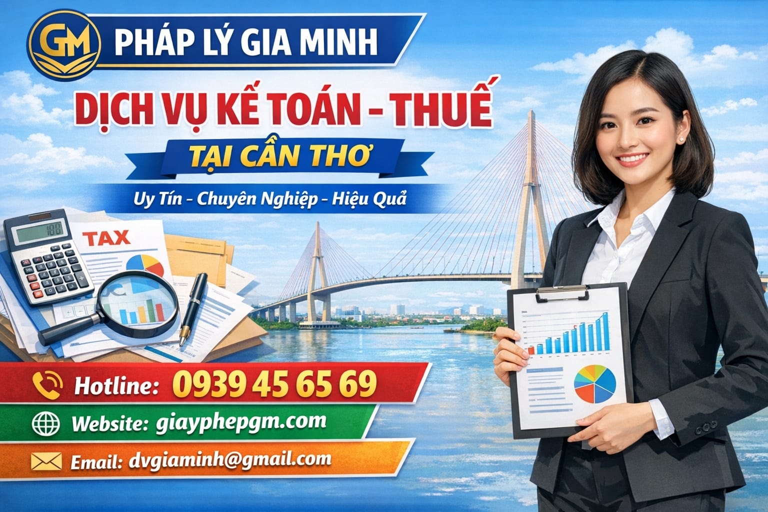 Dịch vụ kế toán trọn gói tại Cần Thơ giá rẻ