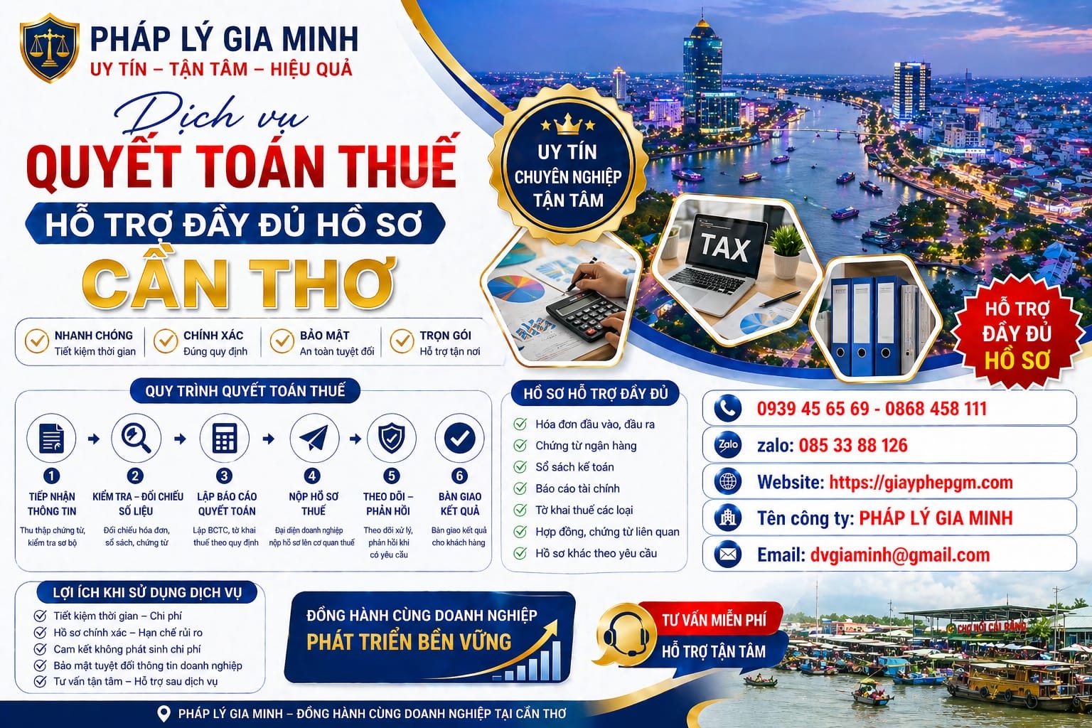 Dịch vụ kế toán uy tín hàng đầu tại Cần Thơ
