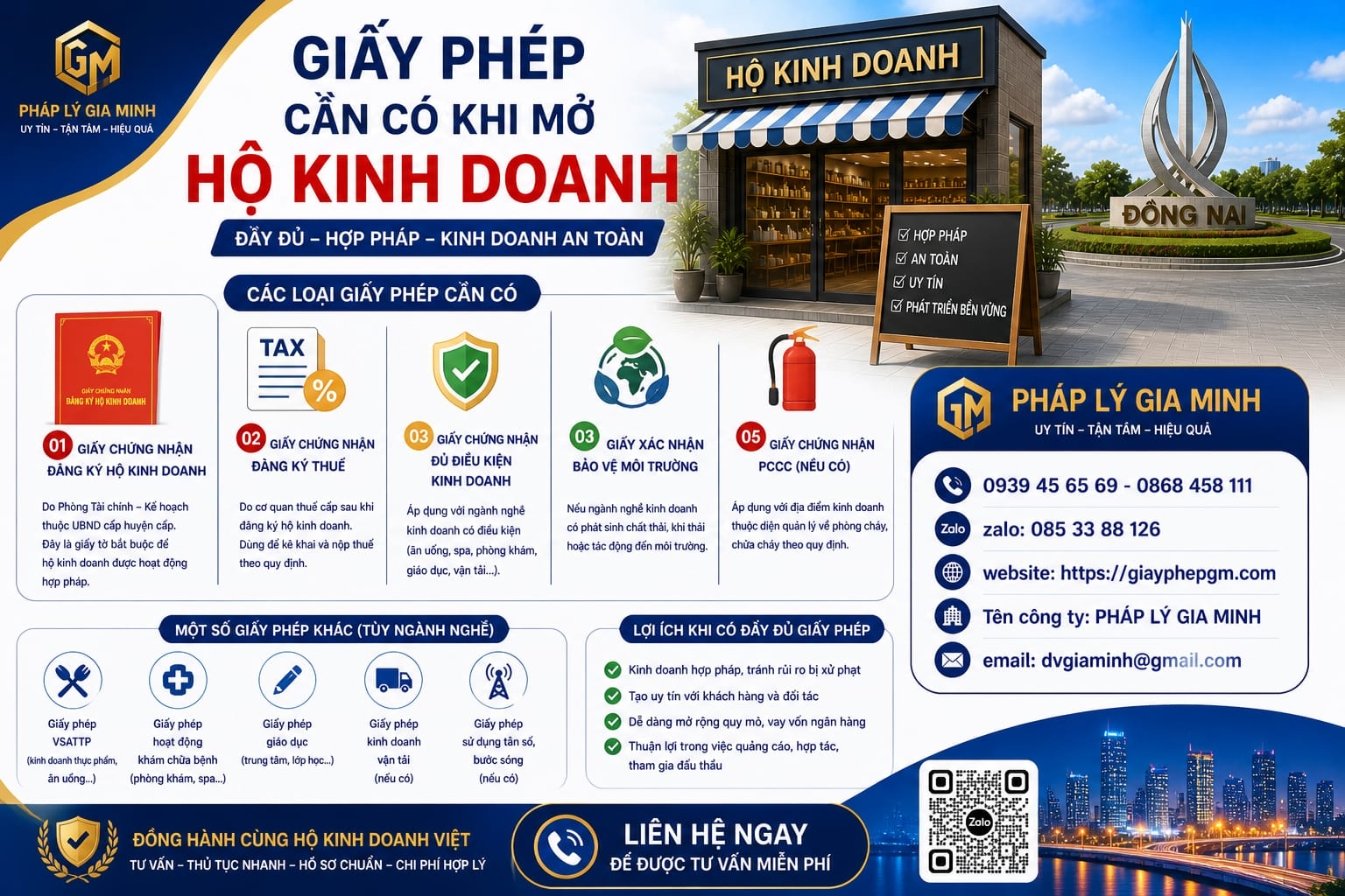 Quy định thành lập hộ kinh doanh: Thủ tục, điều kiện và hồ sơ chi tiết 14 Giấy phép cần có khi mở hộ kinh doanh