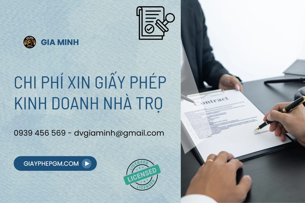 Dịch vụ xin giấy phép kinh doanh nhà trọ tại Cần Thơ – Nhanh chóng, uy tín 12 Chi phí xin giấy phép kinh doanh nhà trọ tại Cần Thơ