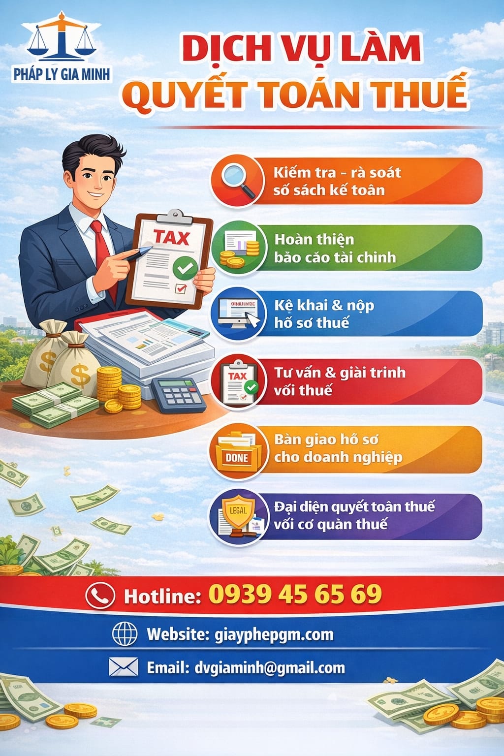 Dịch vụ kế toán trọn gói tại Cần Thơ giá tốt