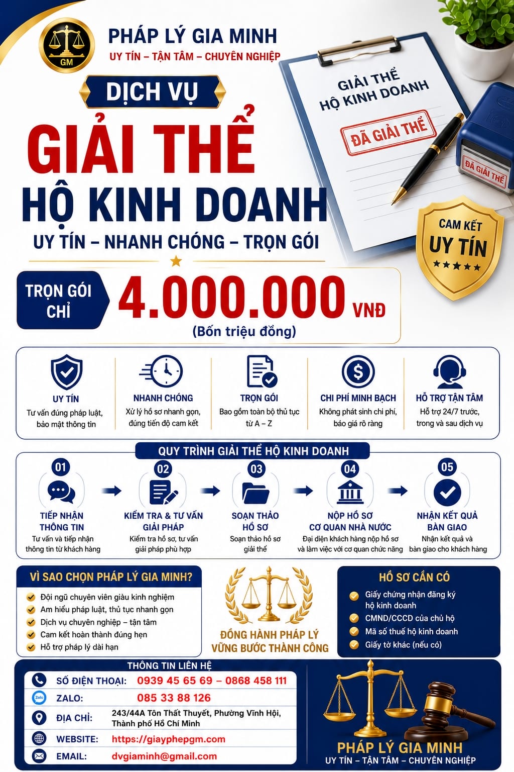 Hướng dẫn giải thể hộ kinh doanh cá thể 