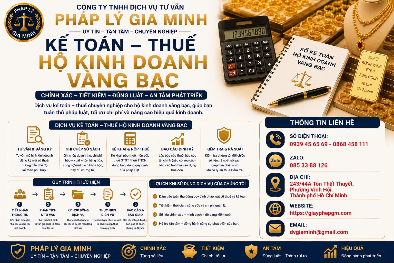 Kế toán hộ kinh doanh ngành vàng đá quý 20 Kế toán thuế hộ kinh doanh vàng bạc