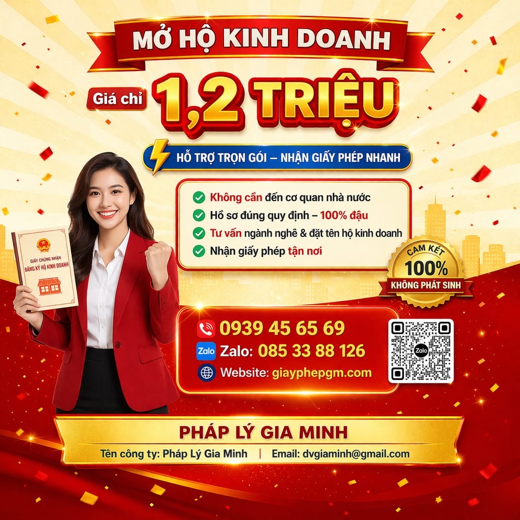 Dịch vụ đăng ký giấy phép hộ kinh doanh tại An Giang