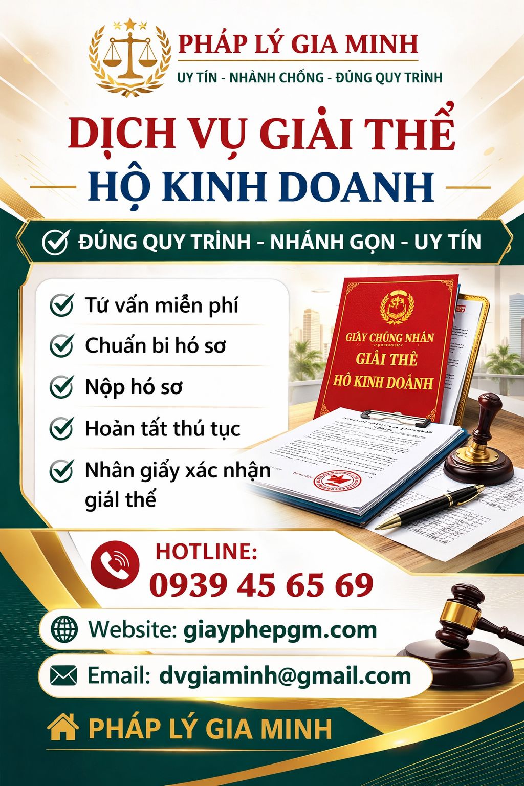 Dịch vụ giải thể hộ kinh doanh cá thể trọn gói