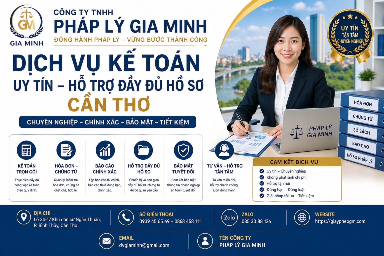Dịch vụ kế toán thuế trọn gói tại Cần Thơ uy tín