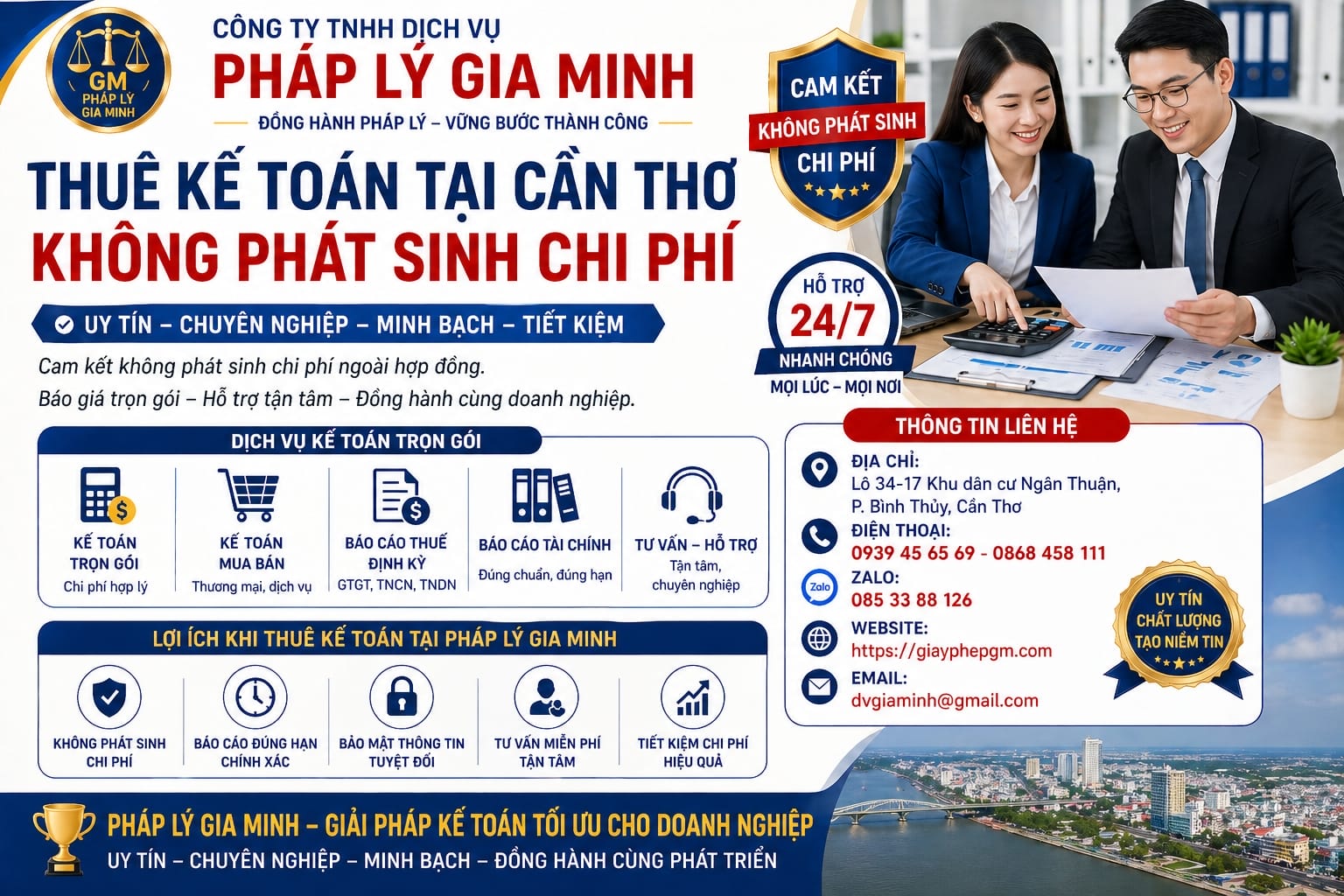 Giá thuê kế toán ngoài tại Cần Thơ
