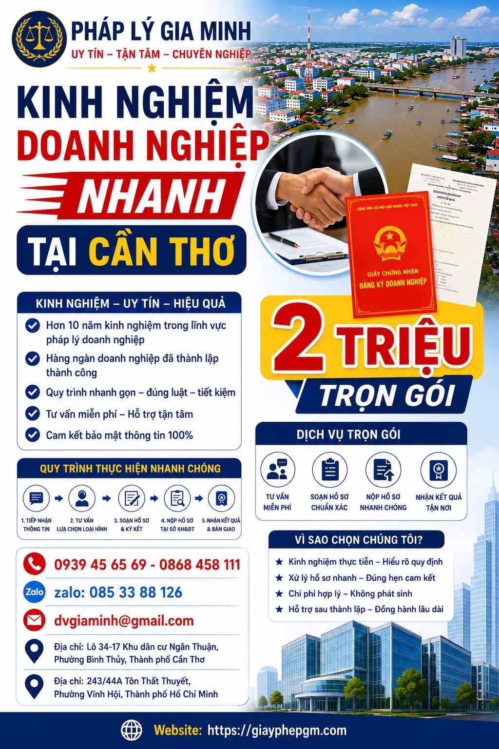 Kinh nghiệm chuẩn bị hồ sơ công ty tại Cần Thơ