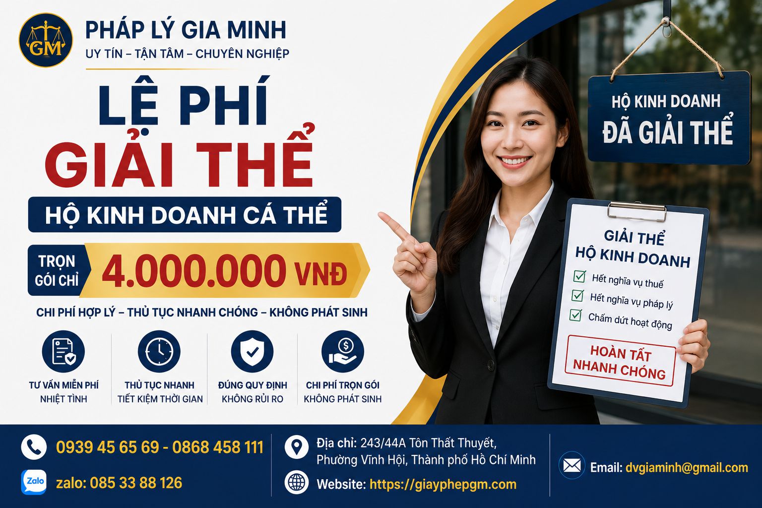 Lệ phí giải thể hộ kinh doanh cá thể