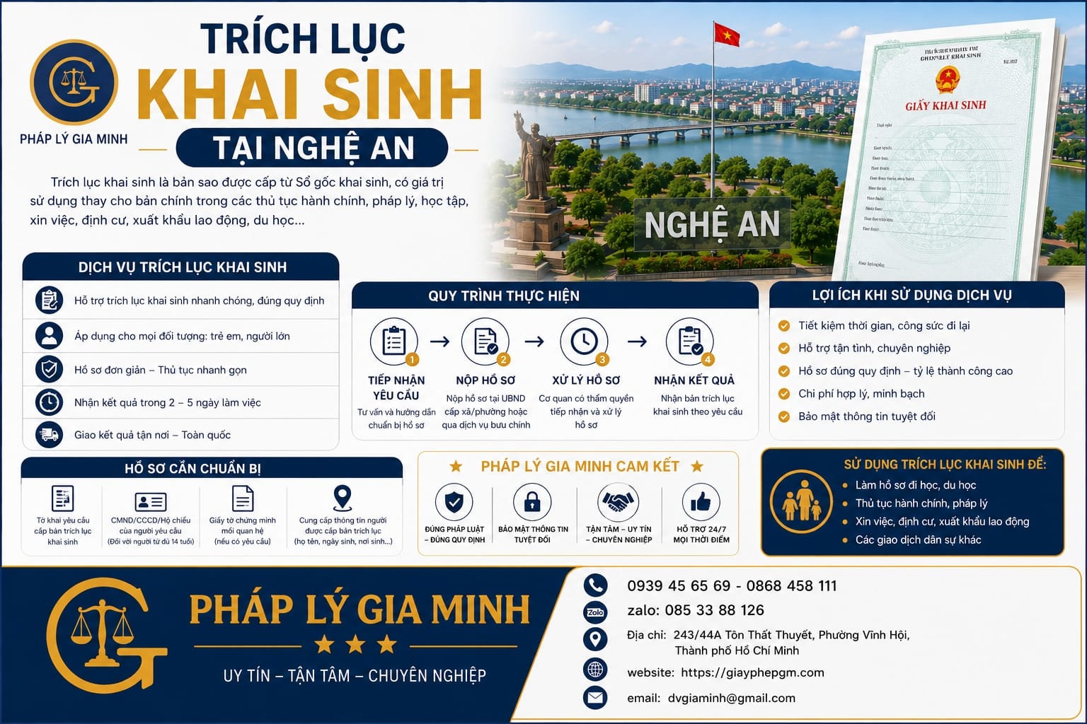 Trích lục khai sinh tại Nghệ An 10 Trích lục khai sinh tại Nghệ An