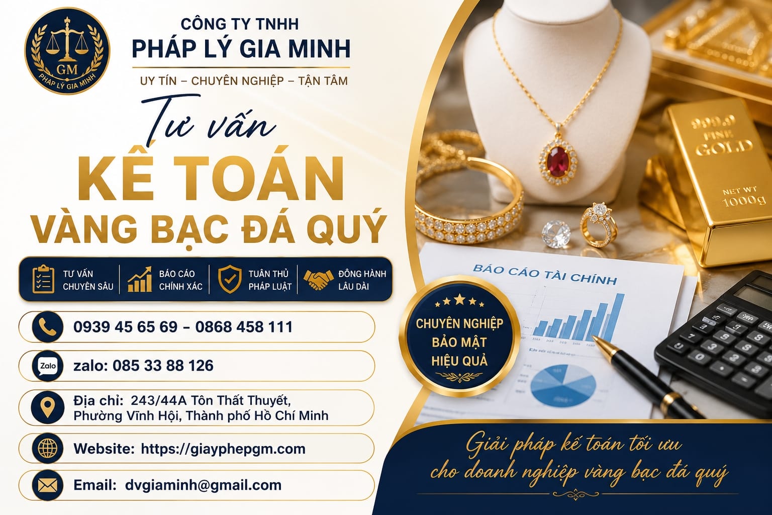 Tư vấn kế toán vàng bạc đá quý