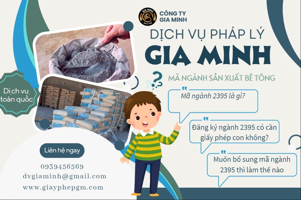 Các câu hỏi thường gặp về mã ngành sản xuất bê tông 2395