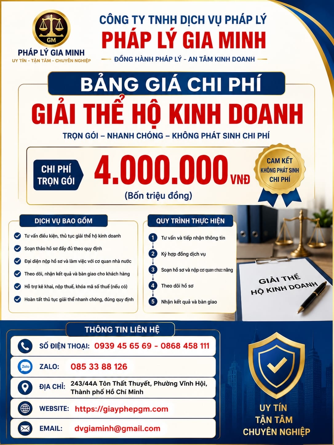 Dịch vụ hỗ trợ giải thể hộ kinh doanh hiệu sách chuyên nghiệp Chi phí giải thể hộ kinh doanh hiệu sách