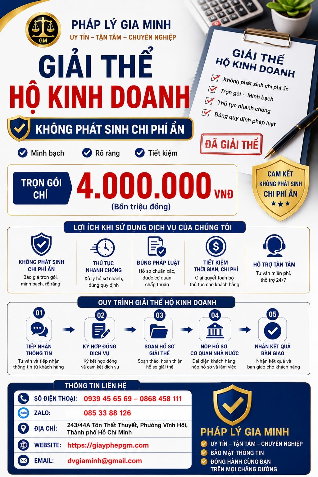 Dịch vụ giải thể hộ kinh doanh thực phẩm hữu cơ đúng luật nhanh chóng, uy tín 8 Chi phí giải thể hộ kinh doanh hữu cơ