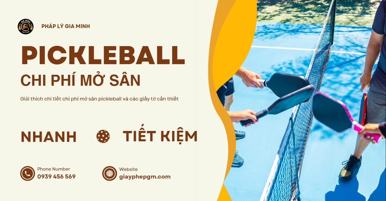 Mở sân pickleball cần bao nhiêu vốn? Hướng dẫn chi phí chi tiết năm 2025