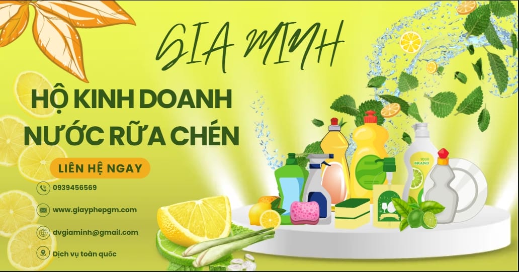 Quy trình đăng ký hộ kinh doanh nước rửa chén đơn giản từ A-Z 12 Quy trình đăng ký hộ kinh doanh nước rửa chén đơn giản