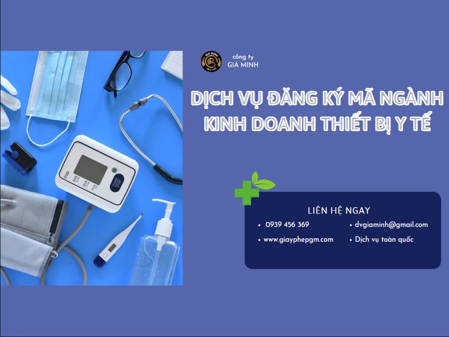 Mã ngành kinh doanh thiết bị y tế mới nhất năm 2025