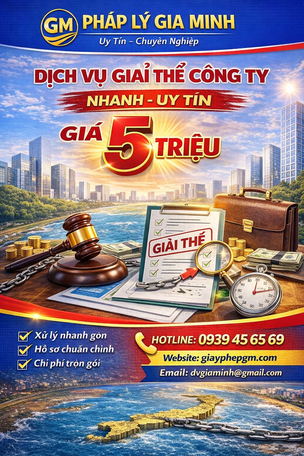 Gia Minh cung cấp dịch vụ giải thể doanh nghiệp Hải Phòng trọn gói