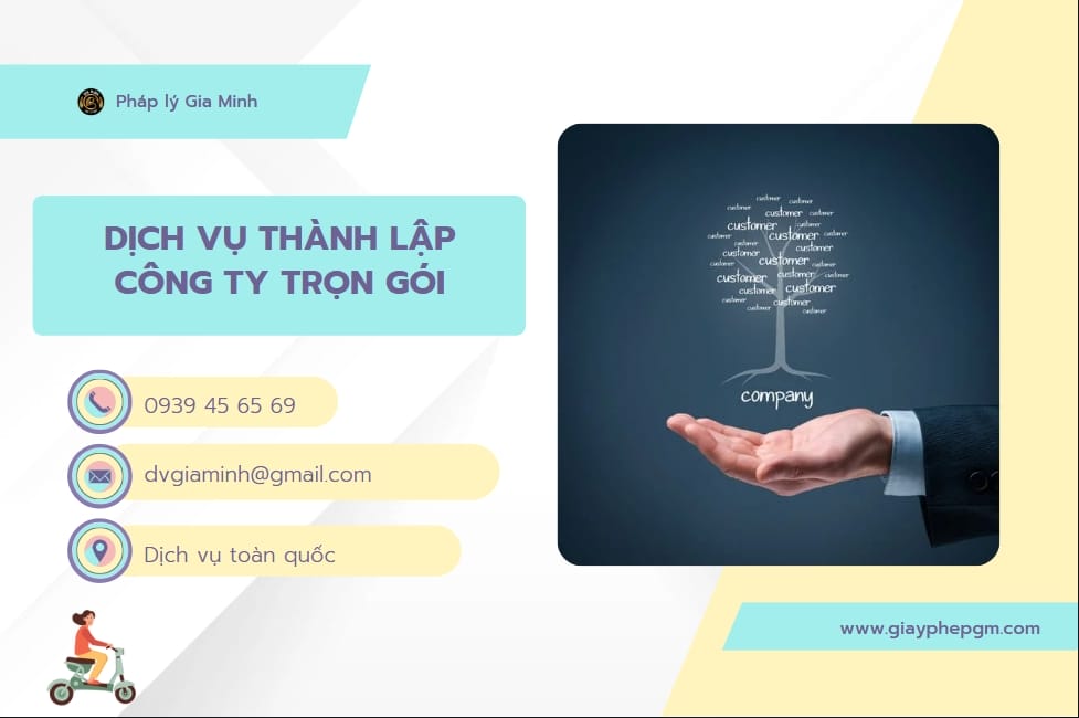 Dịch vụ thành lập công ty trọn gói tại Gia Minh