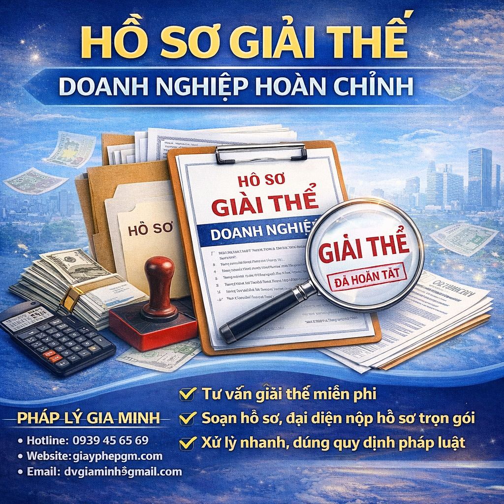 Hồ sơ giải thể công ty theo quy định mới