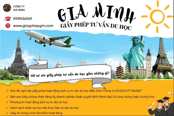 Hồ sơ xin giấy phép tư vấn du học gồm những gì? Hướng dẫn chi tiết mới nhất