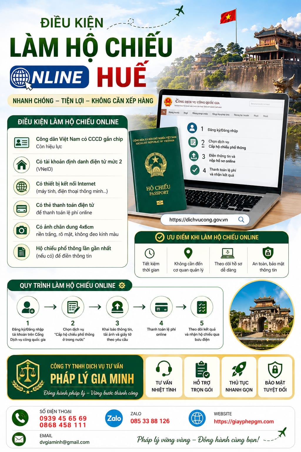 Làm hộ chiếu Huế