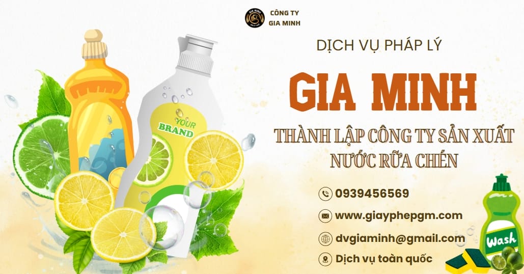 Tự mở hộ kinh doanh nước rửa chén tại nhà – Hướng dẫn từ A-Z 2025