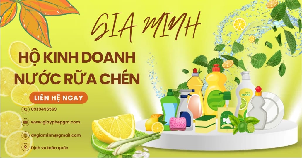 Giấy phép sản xuất nước rửa chén hữu cơ – Điều kiện và thủ tục đầy đủ